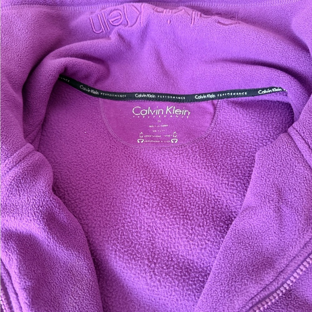 Calvin Klein Purple Women's Jacket - Picture 4 of 8